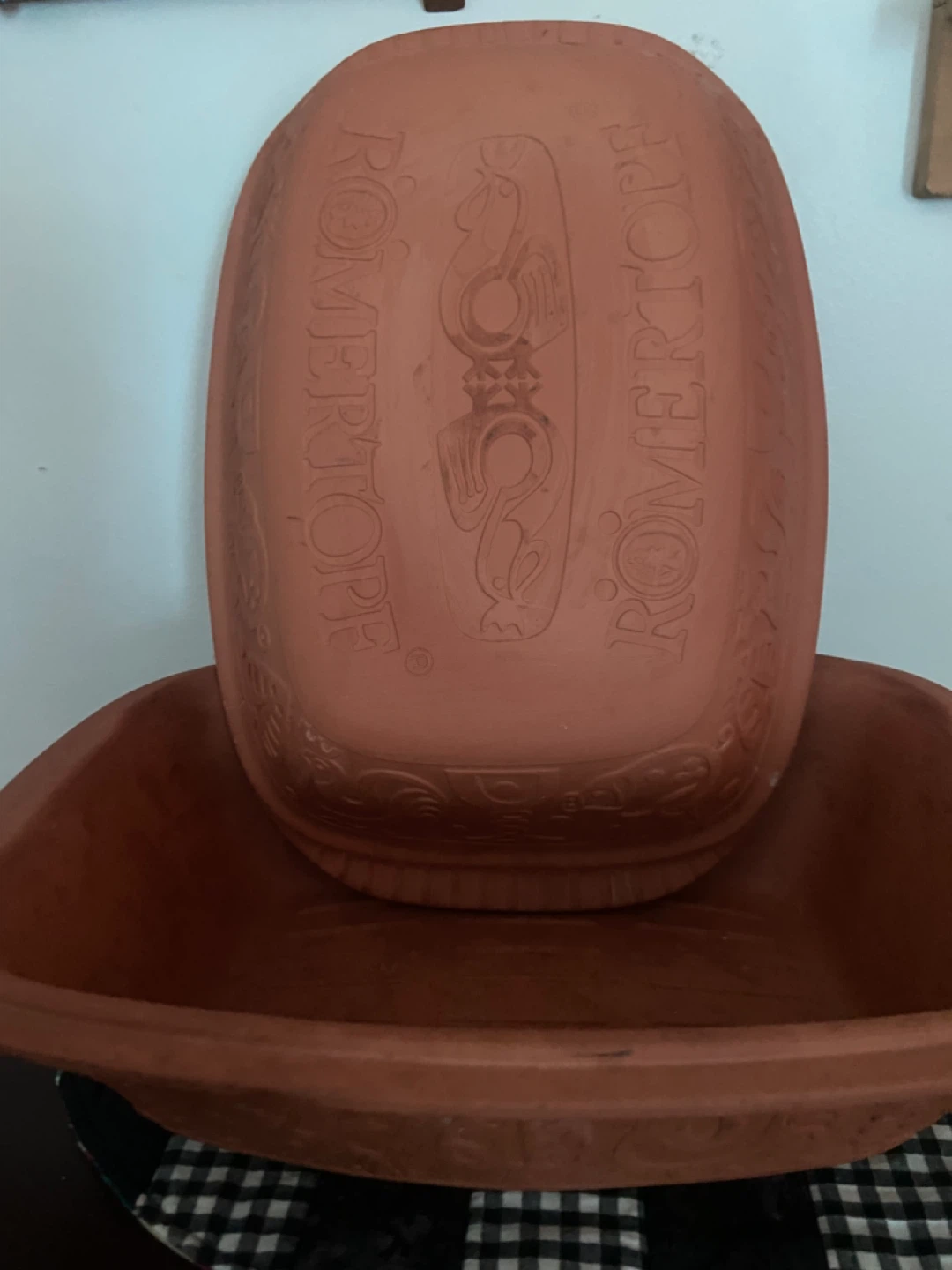 Romertopf Terracotta Roasting Dish with Lid - photo 3