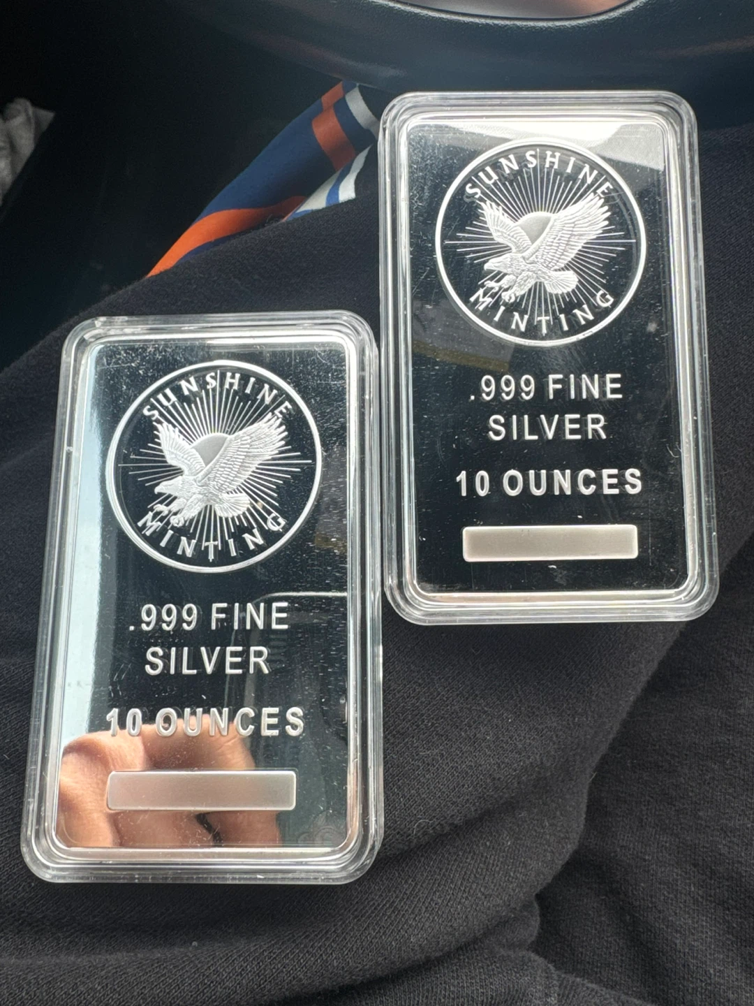 Sunshine Minting .999 Fine Silver 10 oz Bars (1 available)