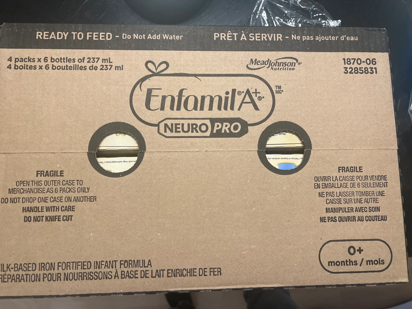 Enfamil A+NeuroPro Infant Formula 24x237+free 15$ similac coupon
