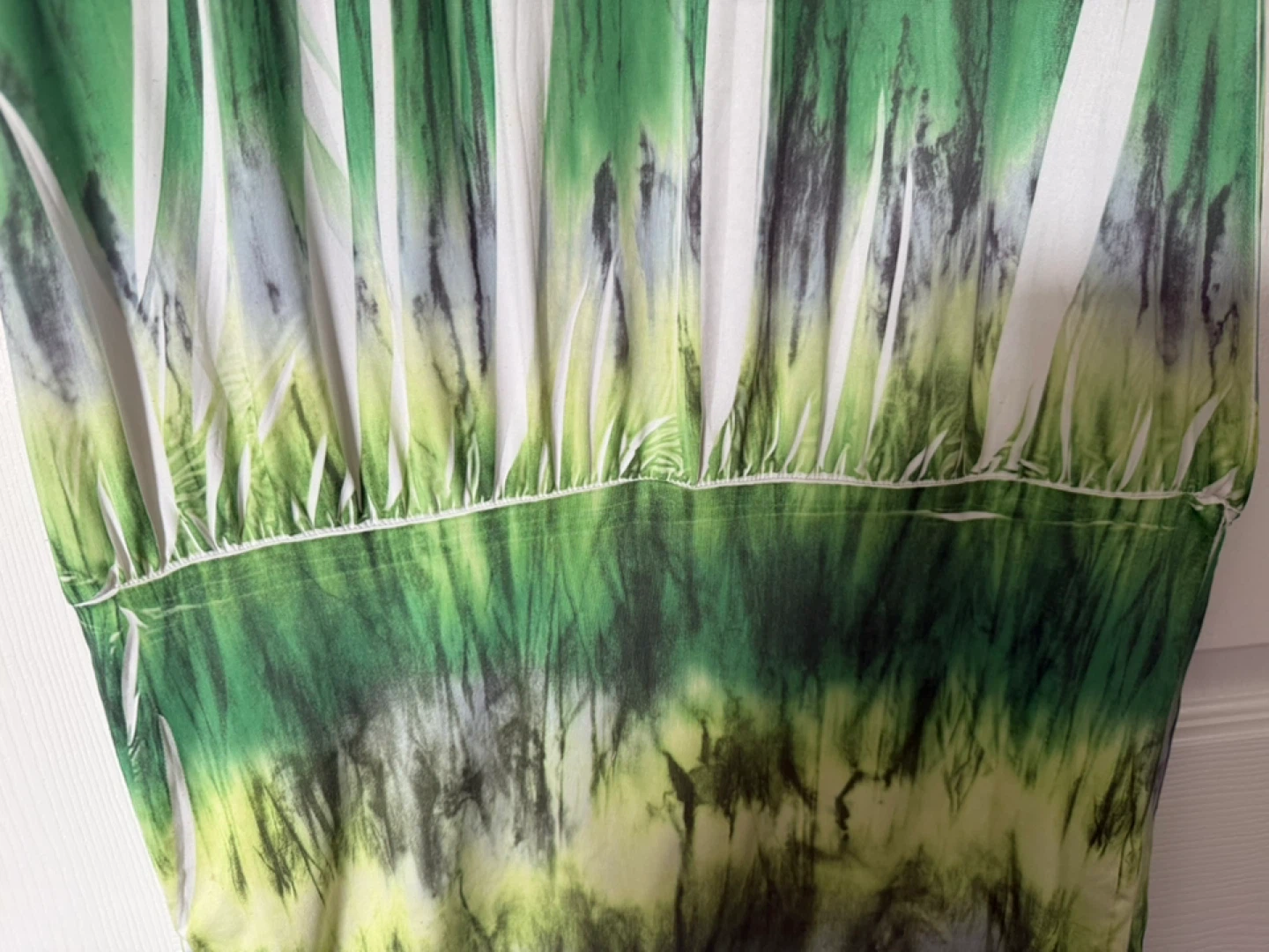 Green Tie-Dye Tunic Dress - photo 2
