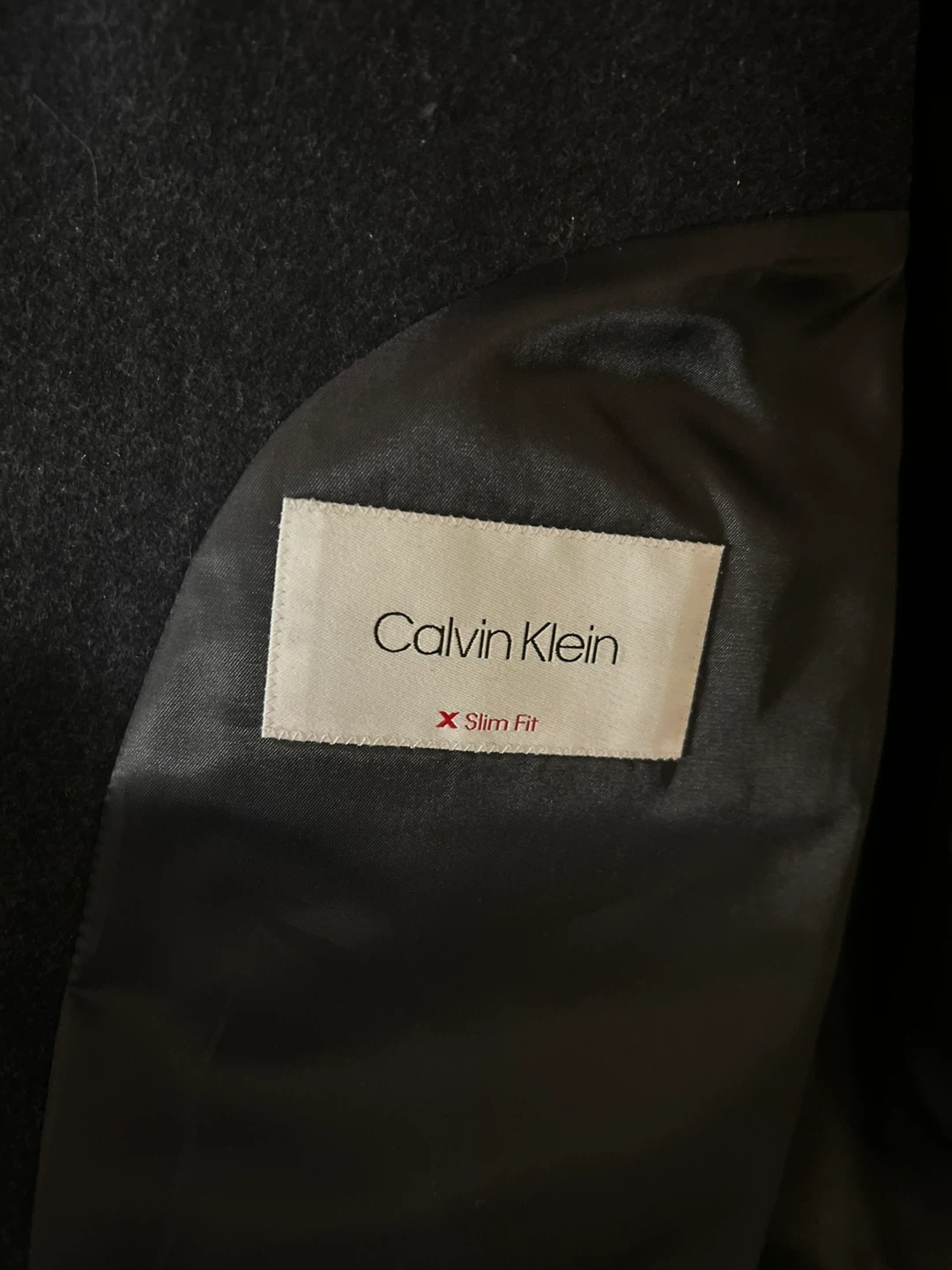 40S - Calvin Klein Men's Charcoal Wool - photo 3