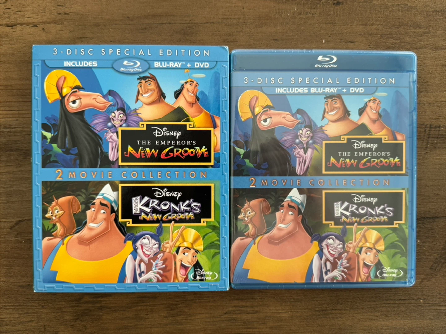 Disney The Emperor's New Groove 2 Movie Collection Blu-Ray + DVD