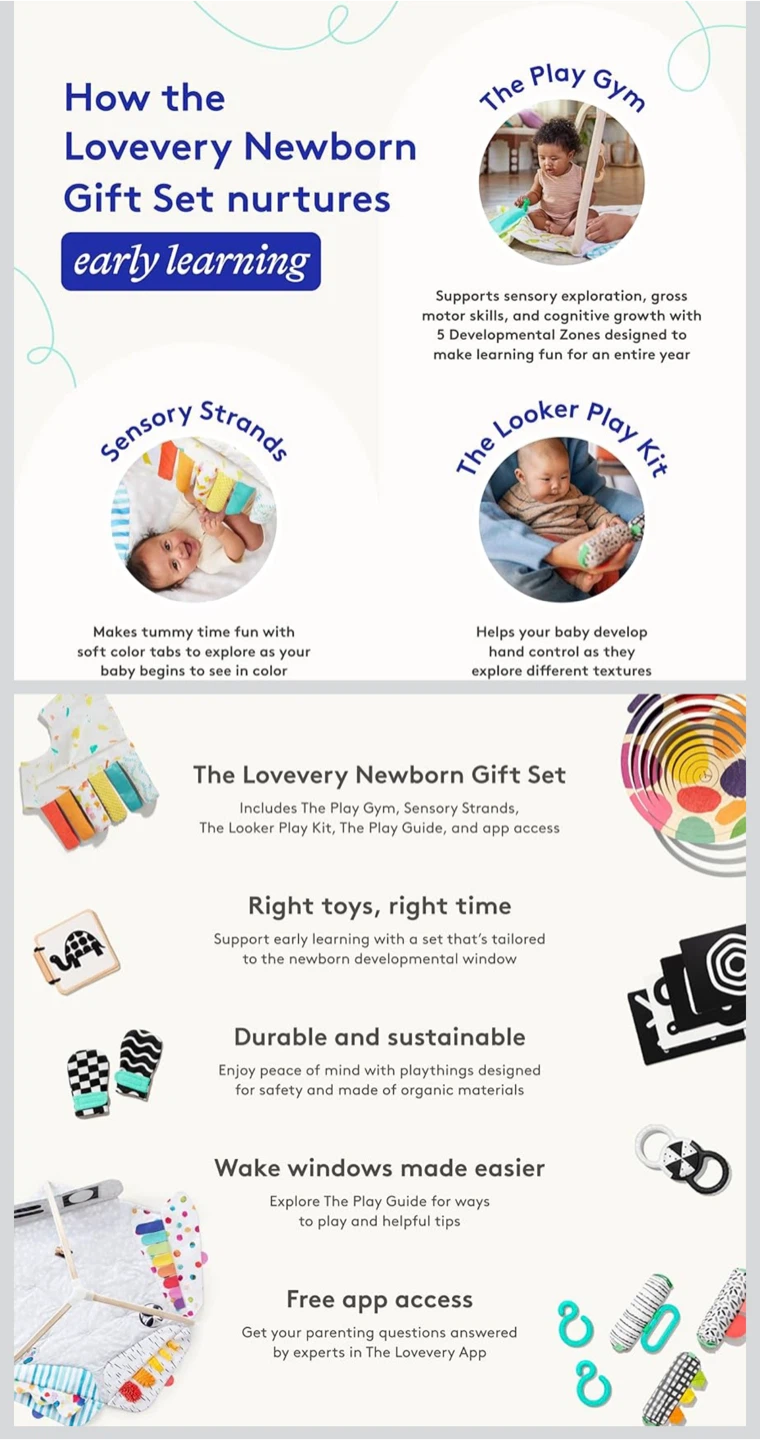 Lovevery Newborn Gift Set Play Gym - photo 2