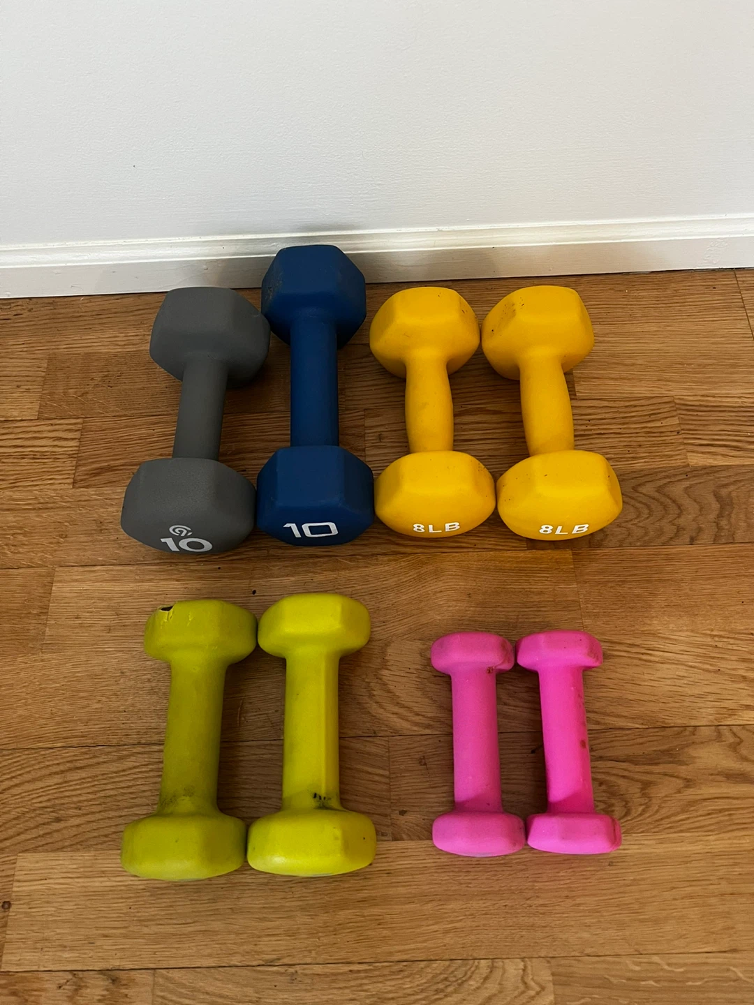 Assorted Dumbbells (2lb, 5lb, 8lb, 10lb pairs) - photo 2