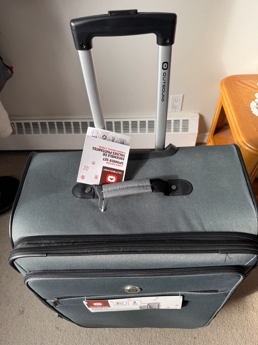 Large Outbound Spinner Suitcase - Grey - photo 2