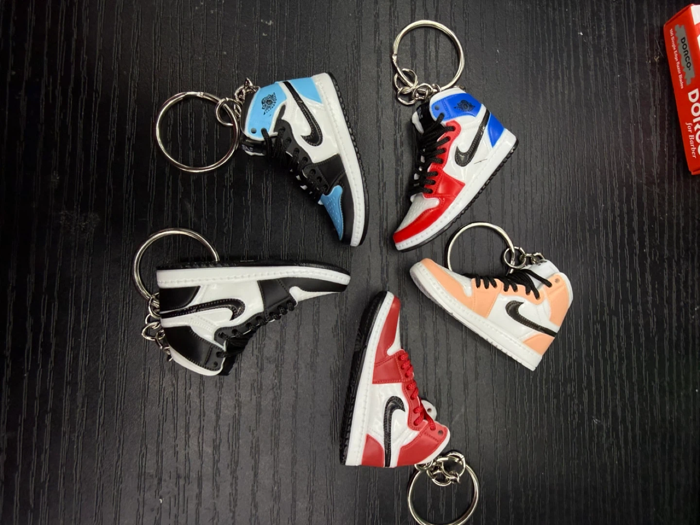 Set of 5 Mini Sneaker Keychains - photo 2