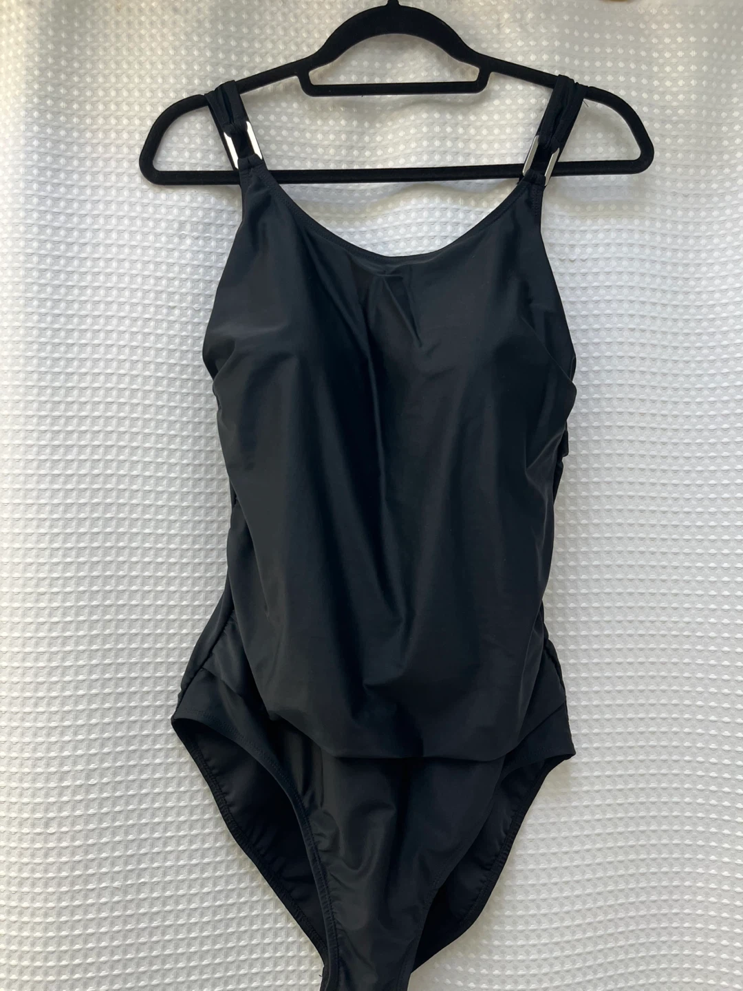 Christina Black One-Piece Swimsuit