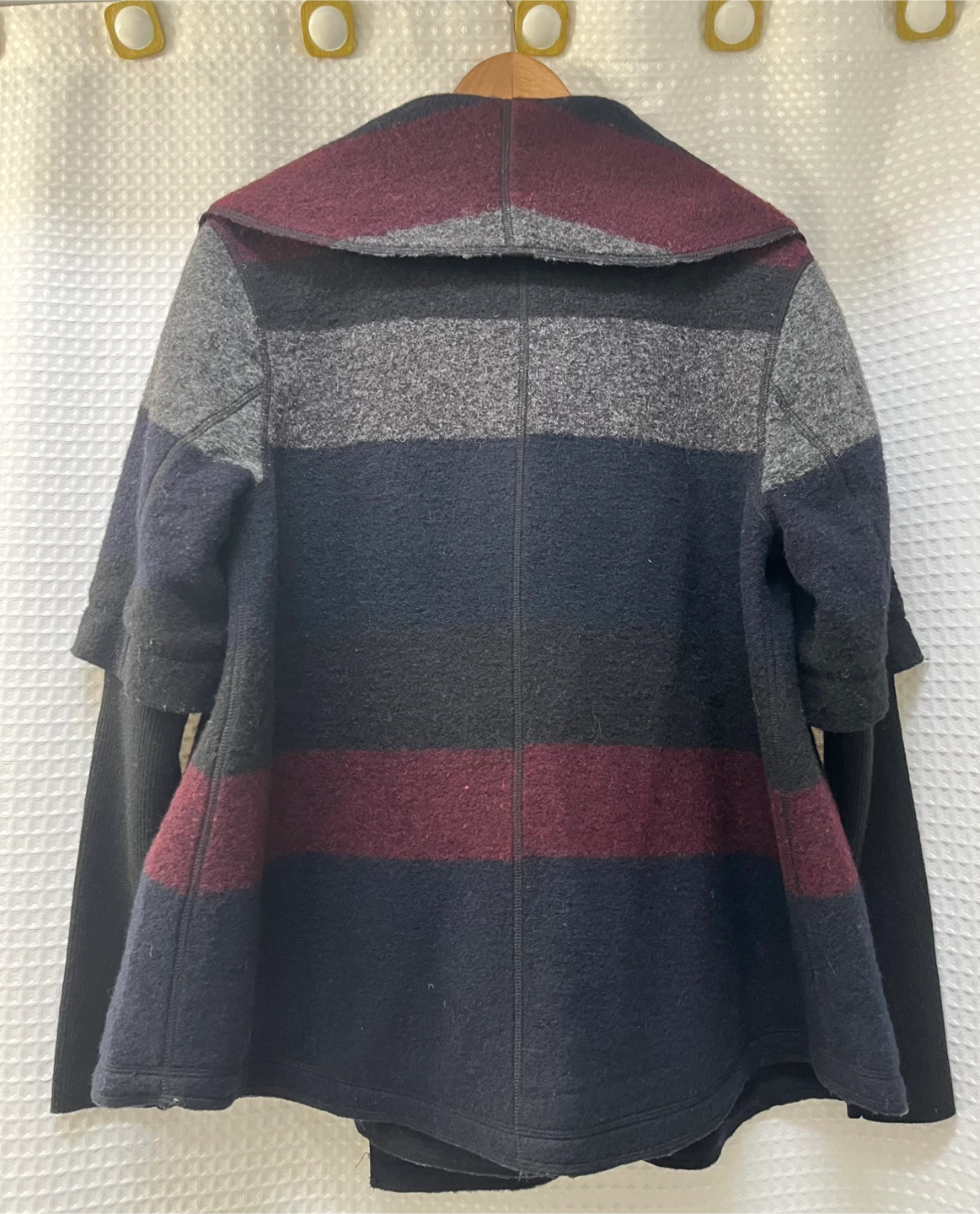 LINE Women's Striped Wool Coat - photo 3
