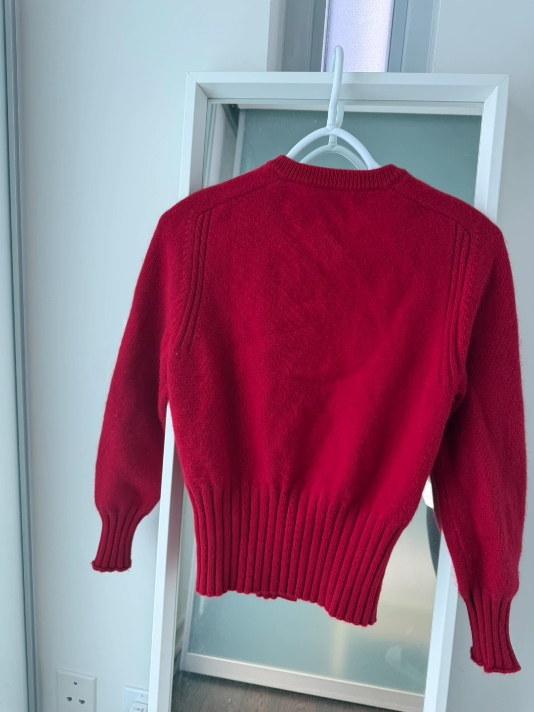 Red Button-Up Cardigan - photo 5
