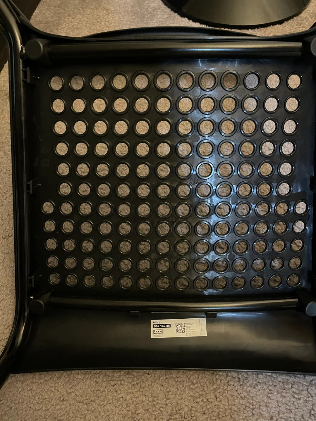 4 PCS IKEA ADDE Black Chair - photo 2