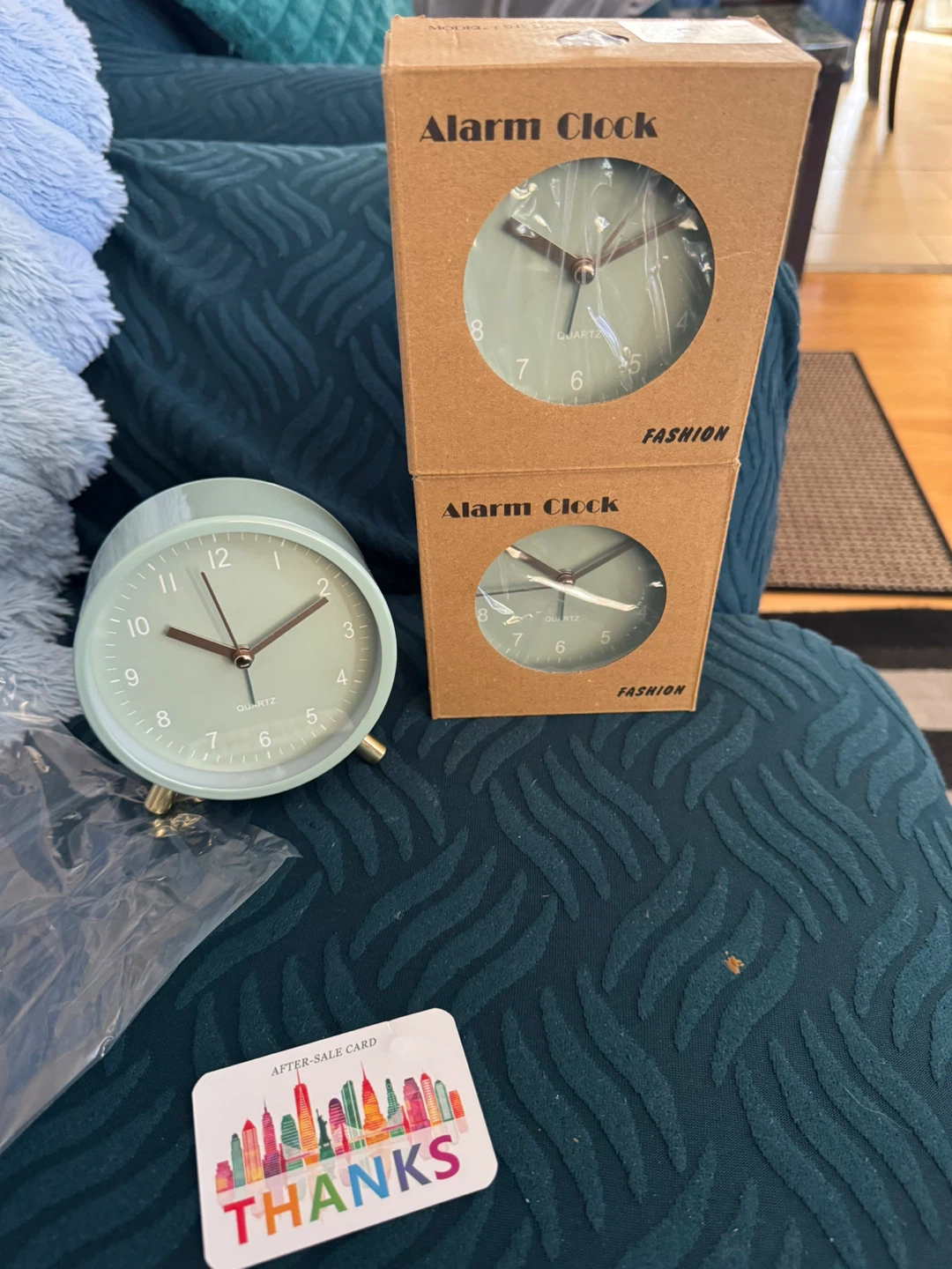 Alarm Clock Model 9045 - Quartz - Light Green - photo 2