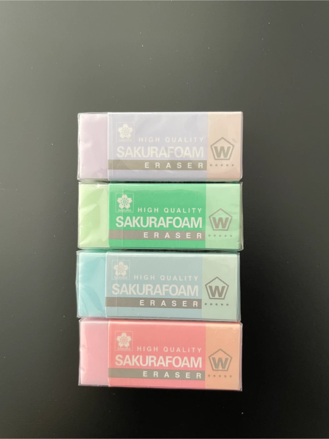 Sakurafoam Erasers - Set of 4