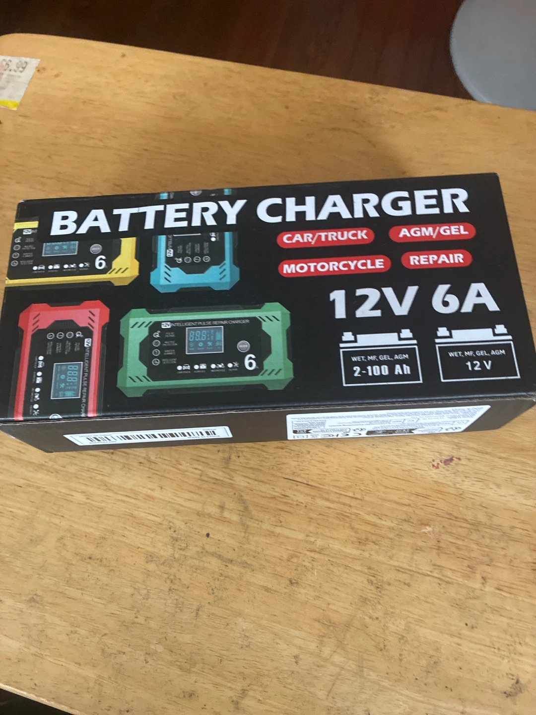EAFC 12V 6A Battery Charger Maintainer - photo 2
