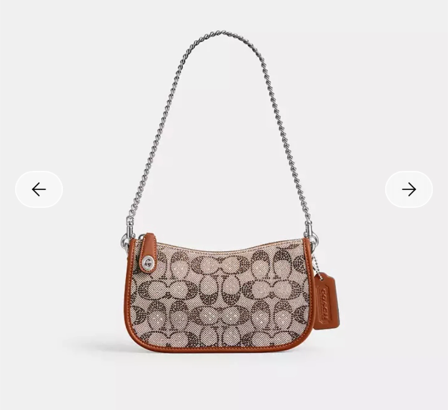 Coach crystal swinger bag 20