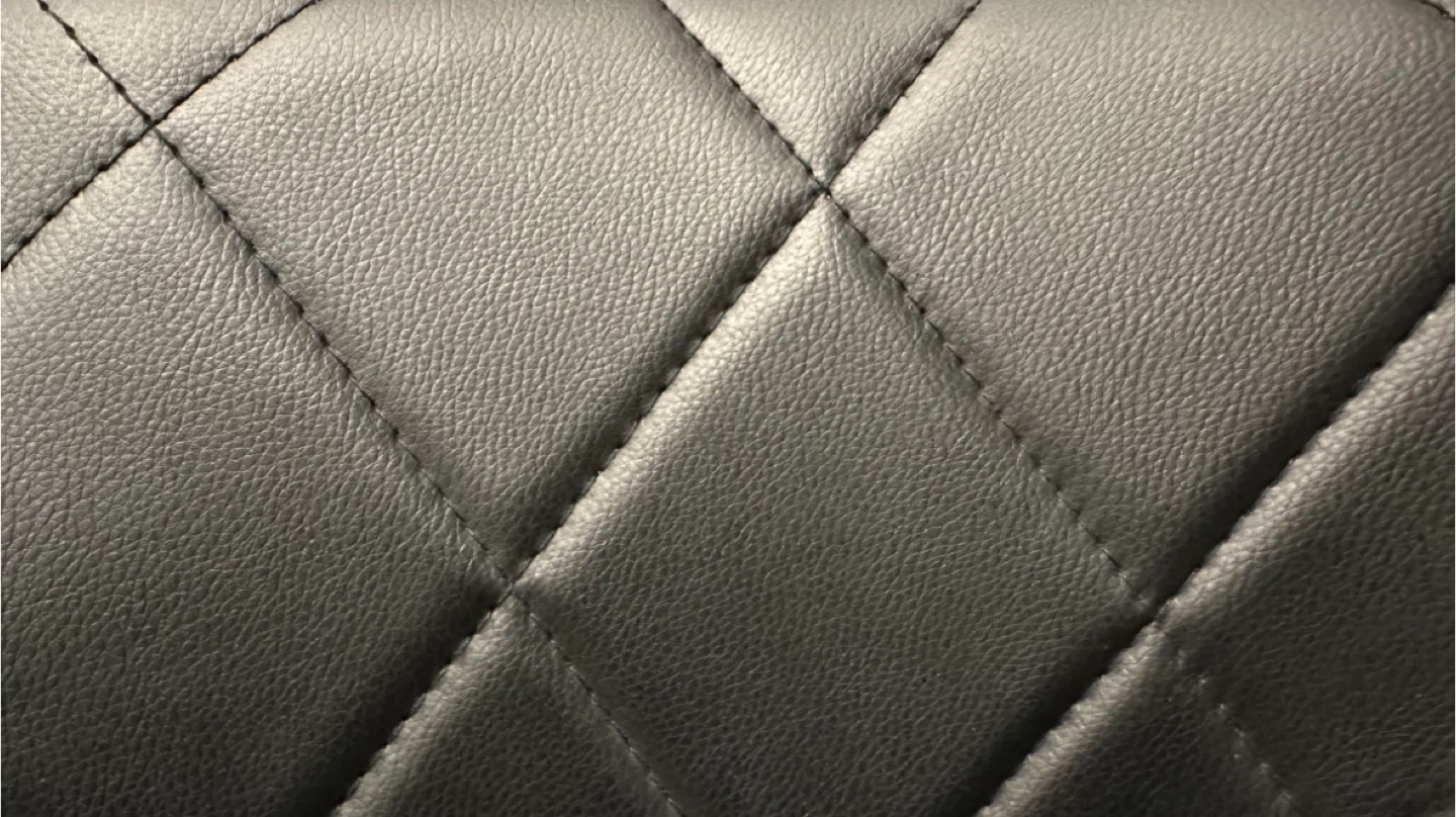 Black PU Leather Office Chair with Wheels - photo 5