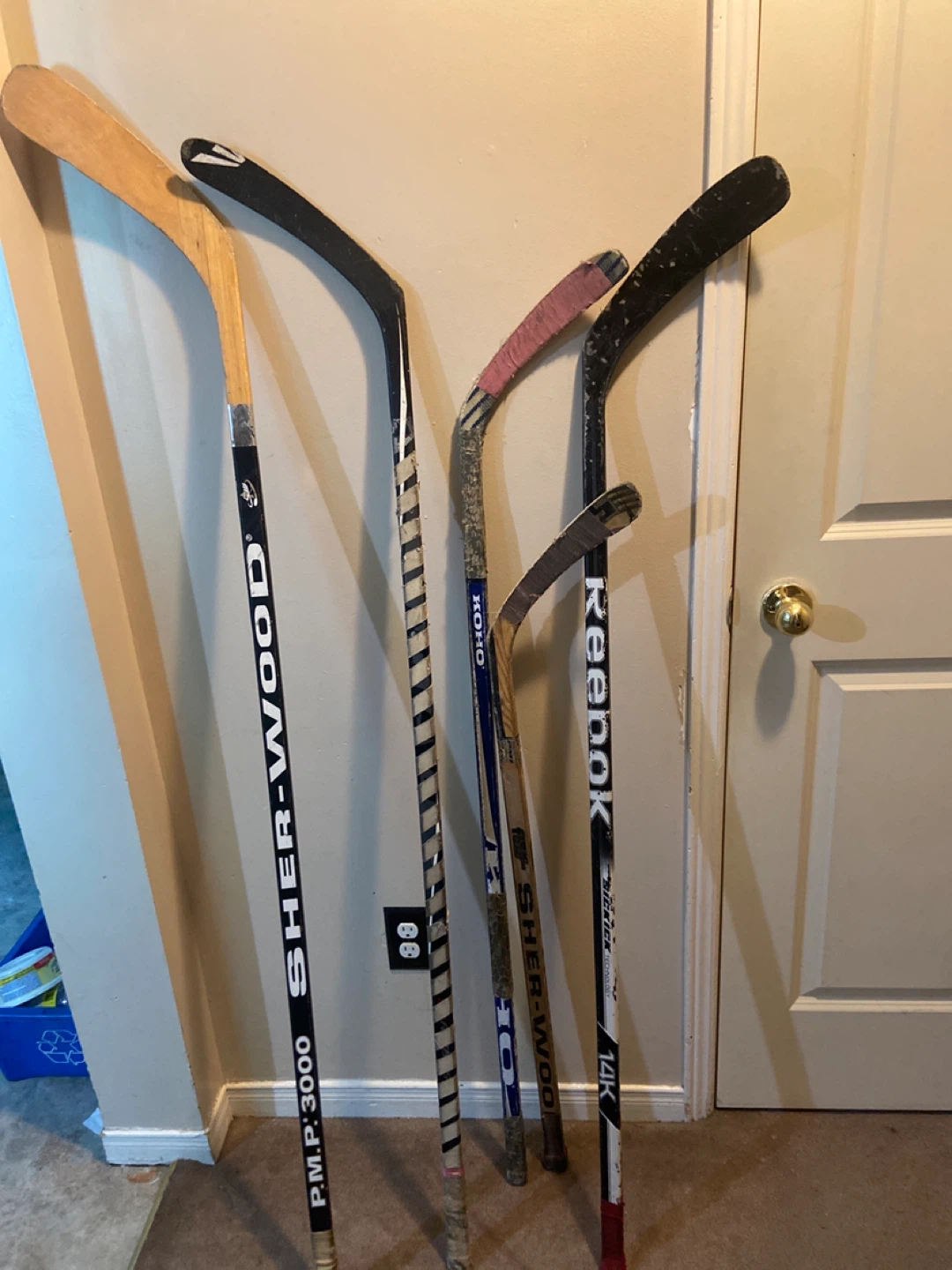 Assorted Hockey Sticks - Sherwood, Reebok, KOHO
