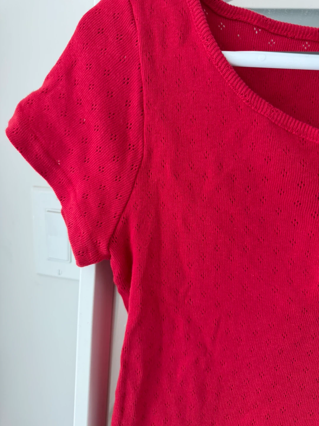 Red Henley Style Top - photo 5
