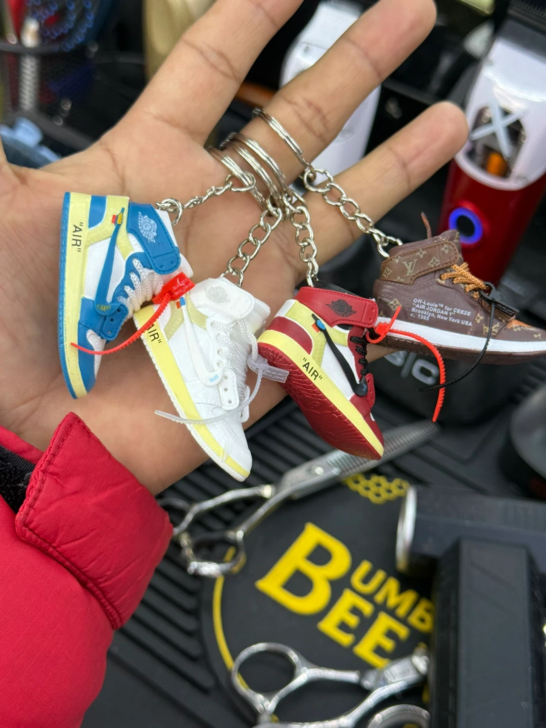 Mini Sneaker Keychains - Set of 4 - photo 2