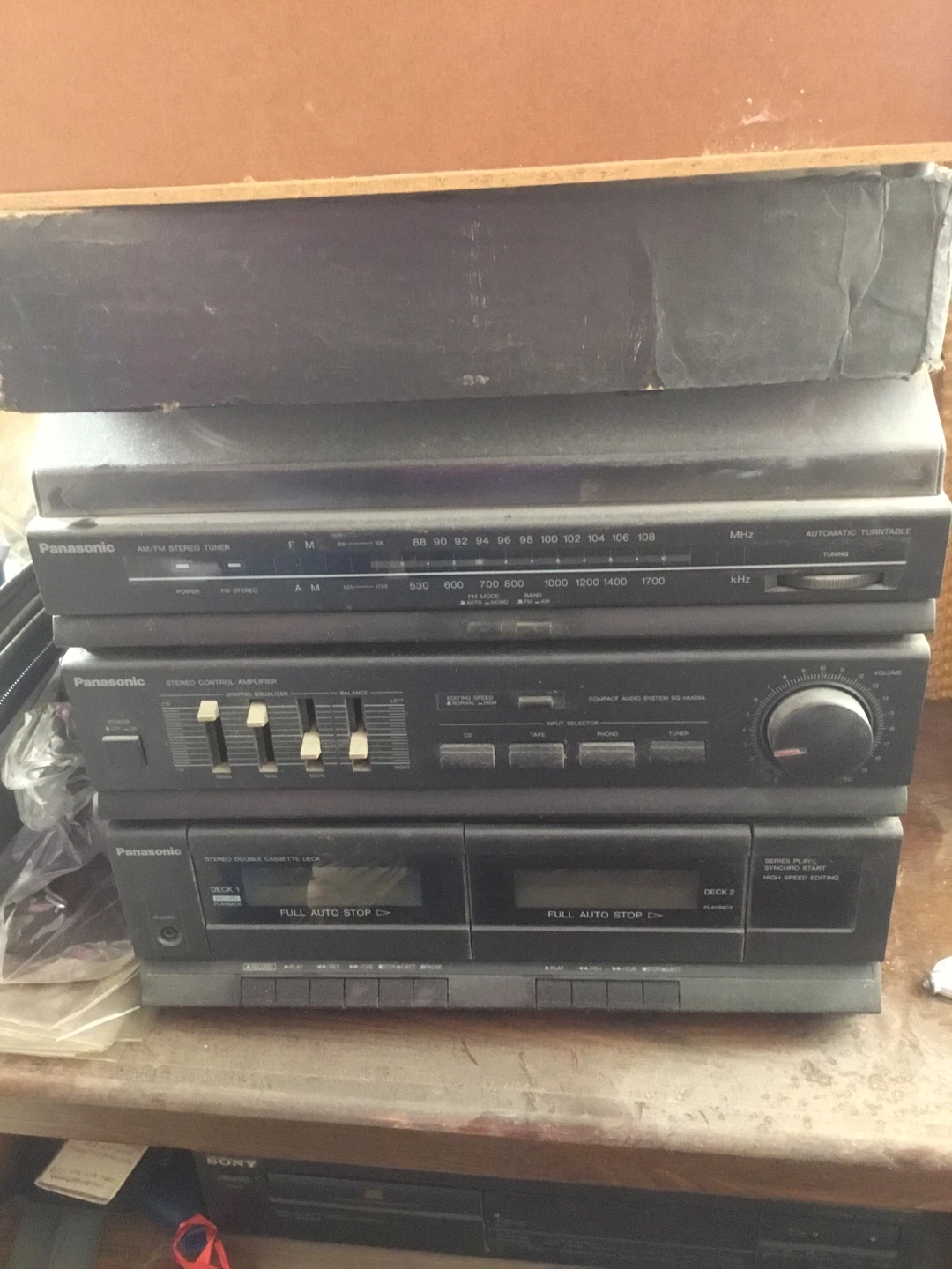 Two Stereo / Record player/ Tape Deck combo - photo 2
