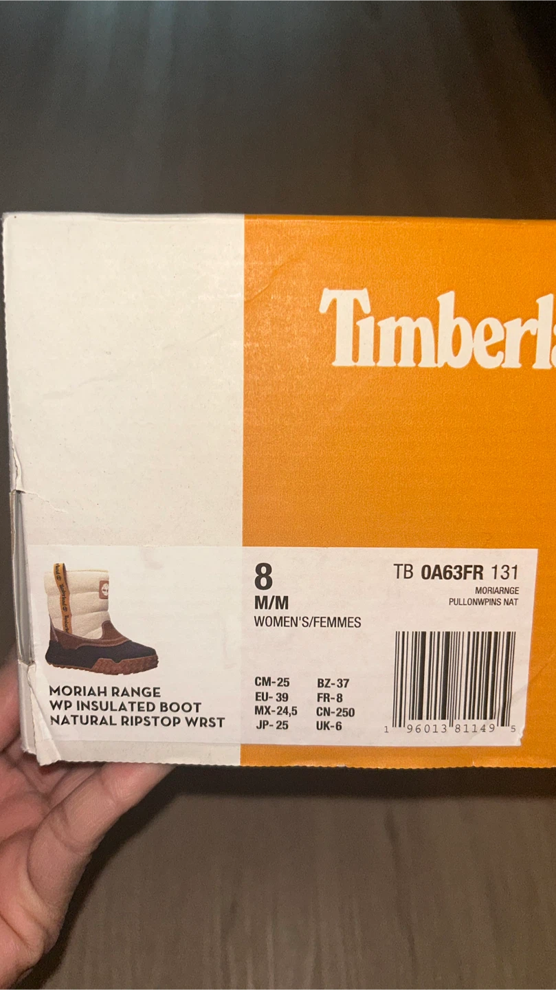 Timberland Moriah Range WP Insulated Boots - Women's Size 8