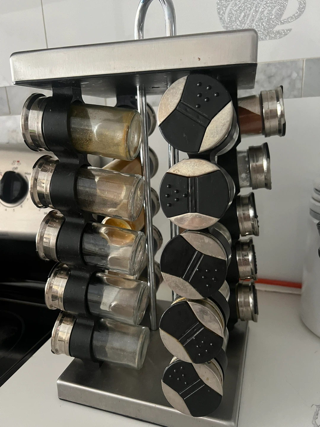 12-Jar Spice Rack Set