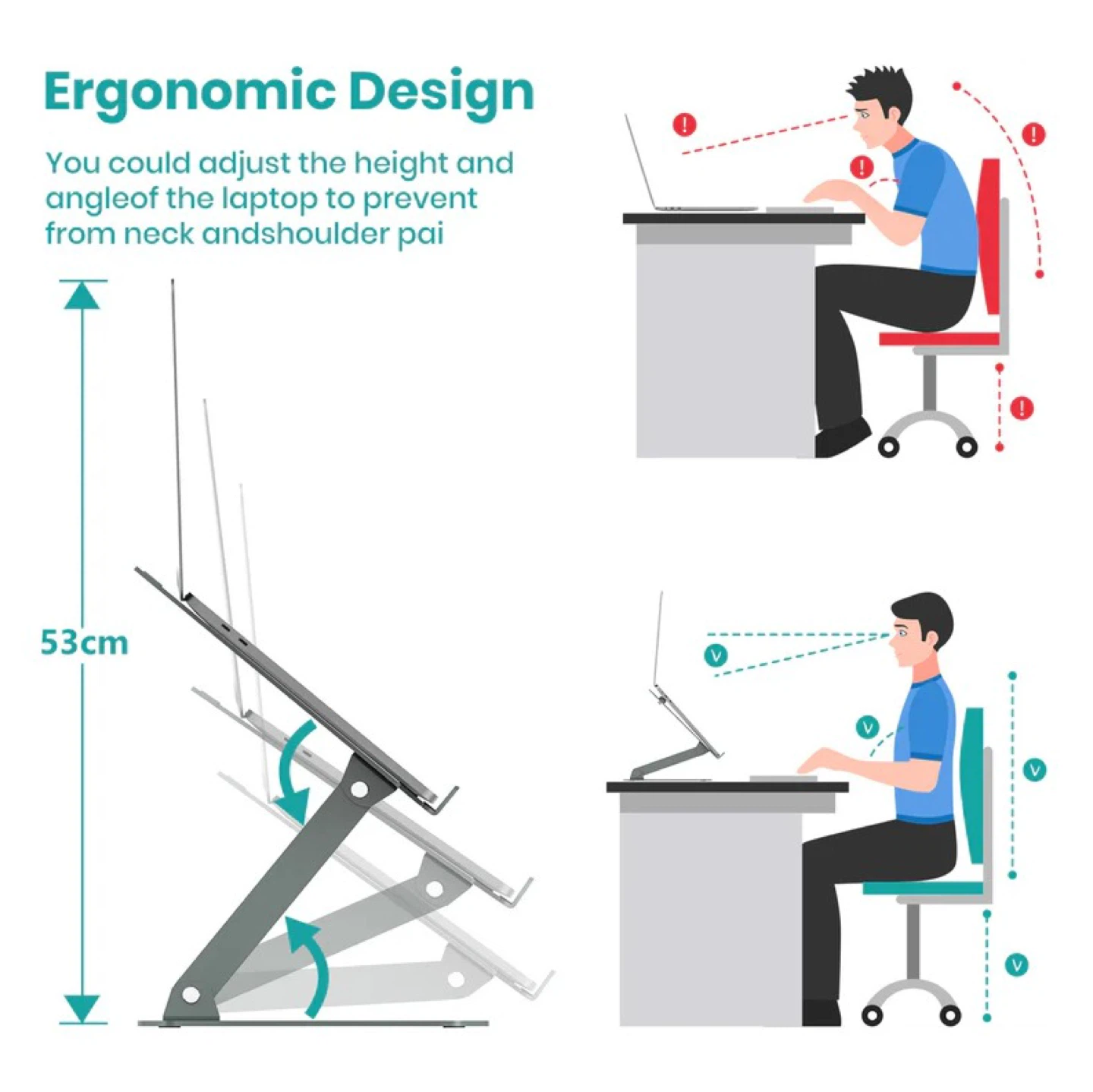 MONO Aluminium Elevator Laptop Stand and Phone Stand Set - photo 4