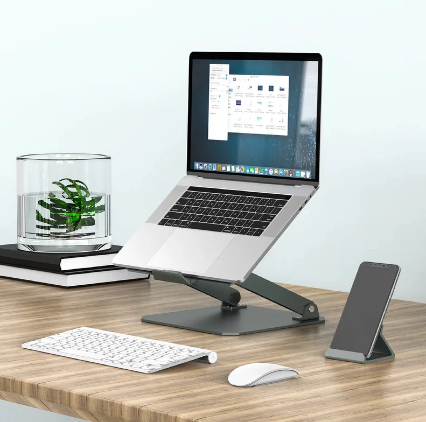 MONO Aluminium Elevator Laptop Stand and Phone Stand Set - photo 2