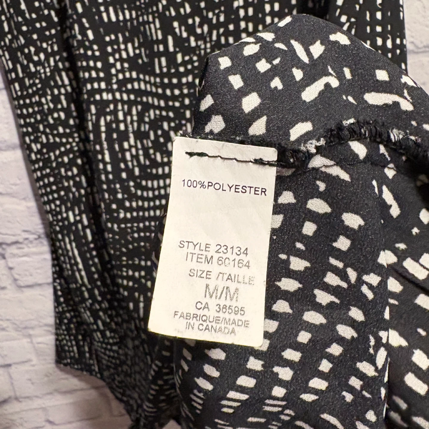 Jolie Dress - Black/White Geometric Dress - M/M - photo 4