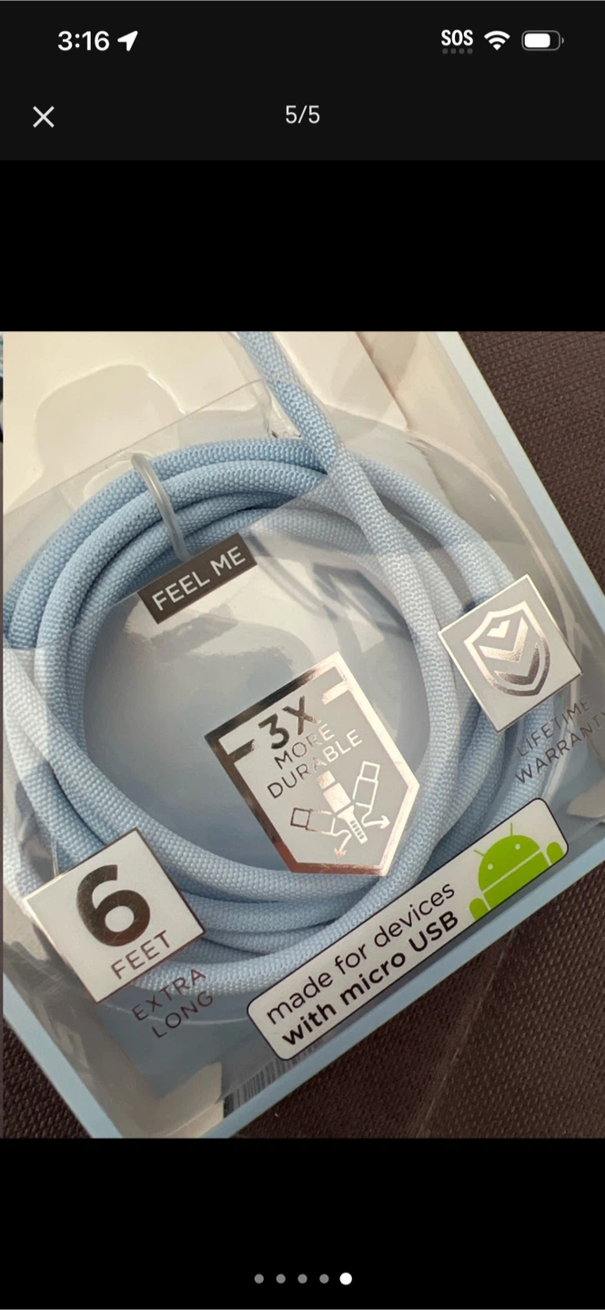 iHome USB to Micro USB Cable - 6ft - photo 5