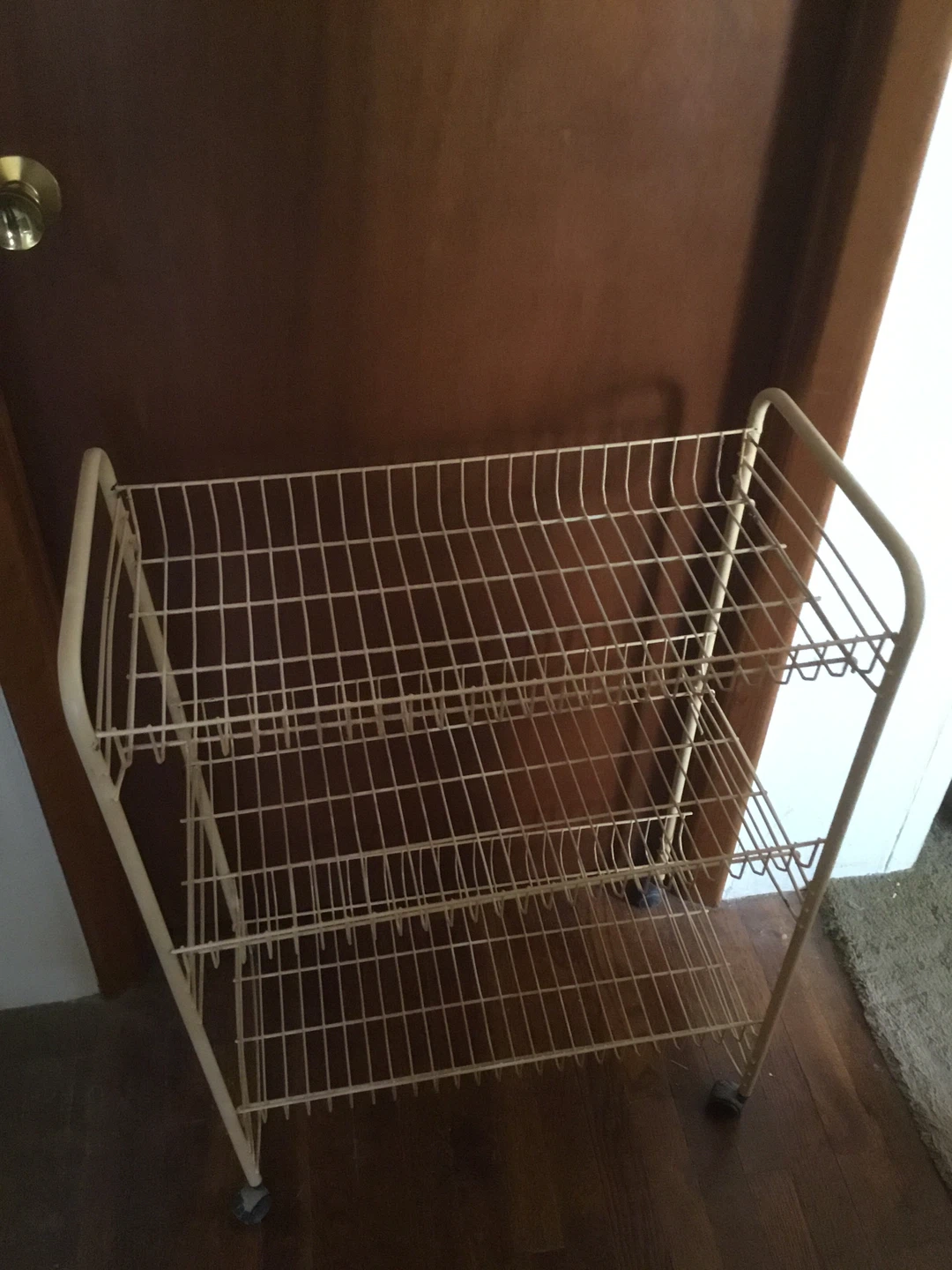 Old metal shelf unit- wobbly - Last Day Tues 3/31
