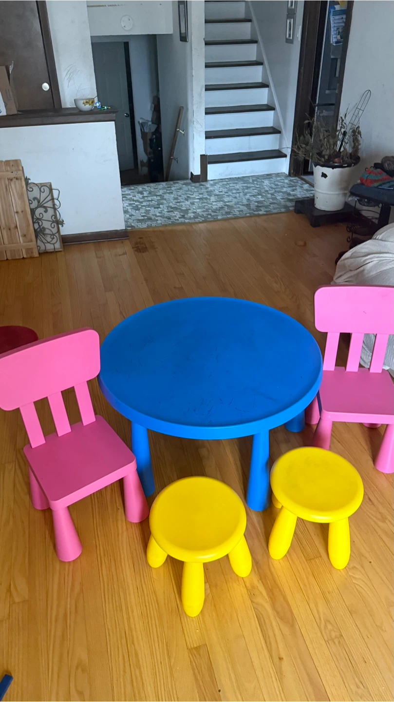 Kids Table and Chairs Set