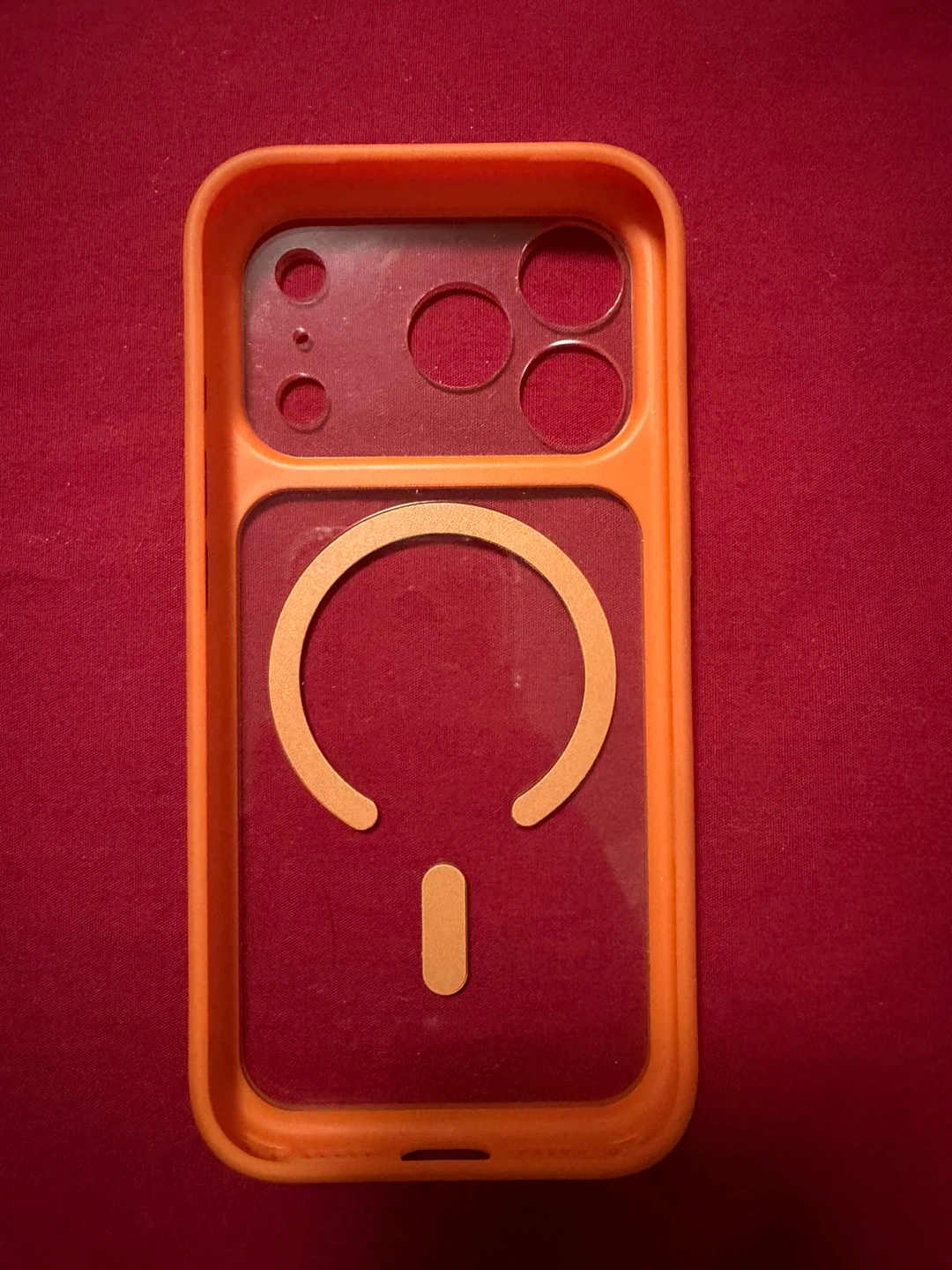 Orange MagSafe iPhone Case