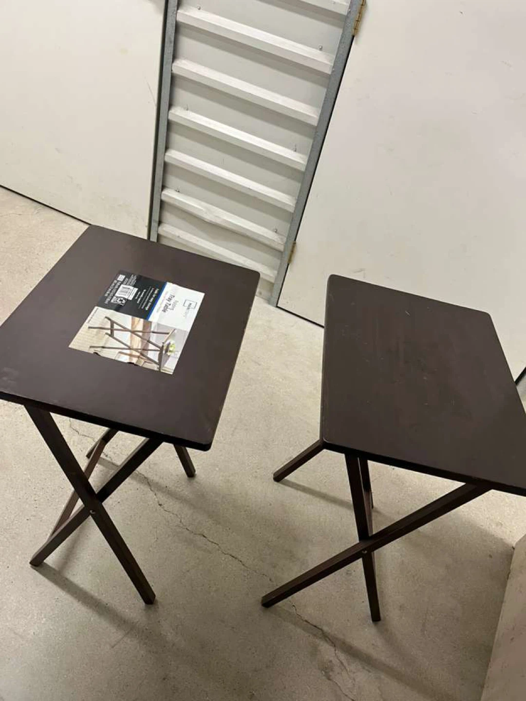 Set of 2 TV Tray Tables