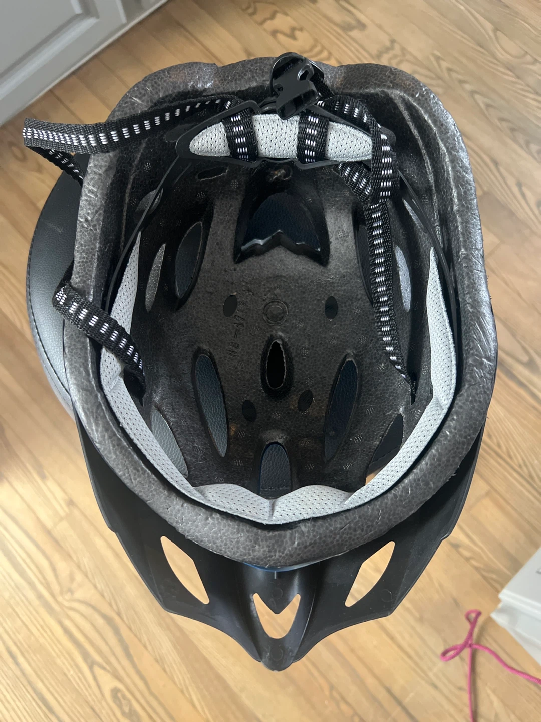 Black and Blue Bicycle Helmet with Elbow and Knee Pads - photo 5