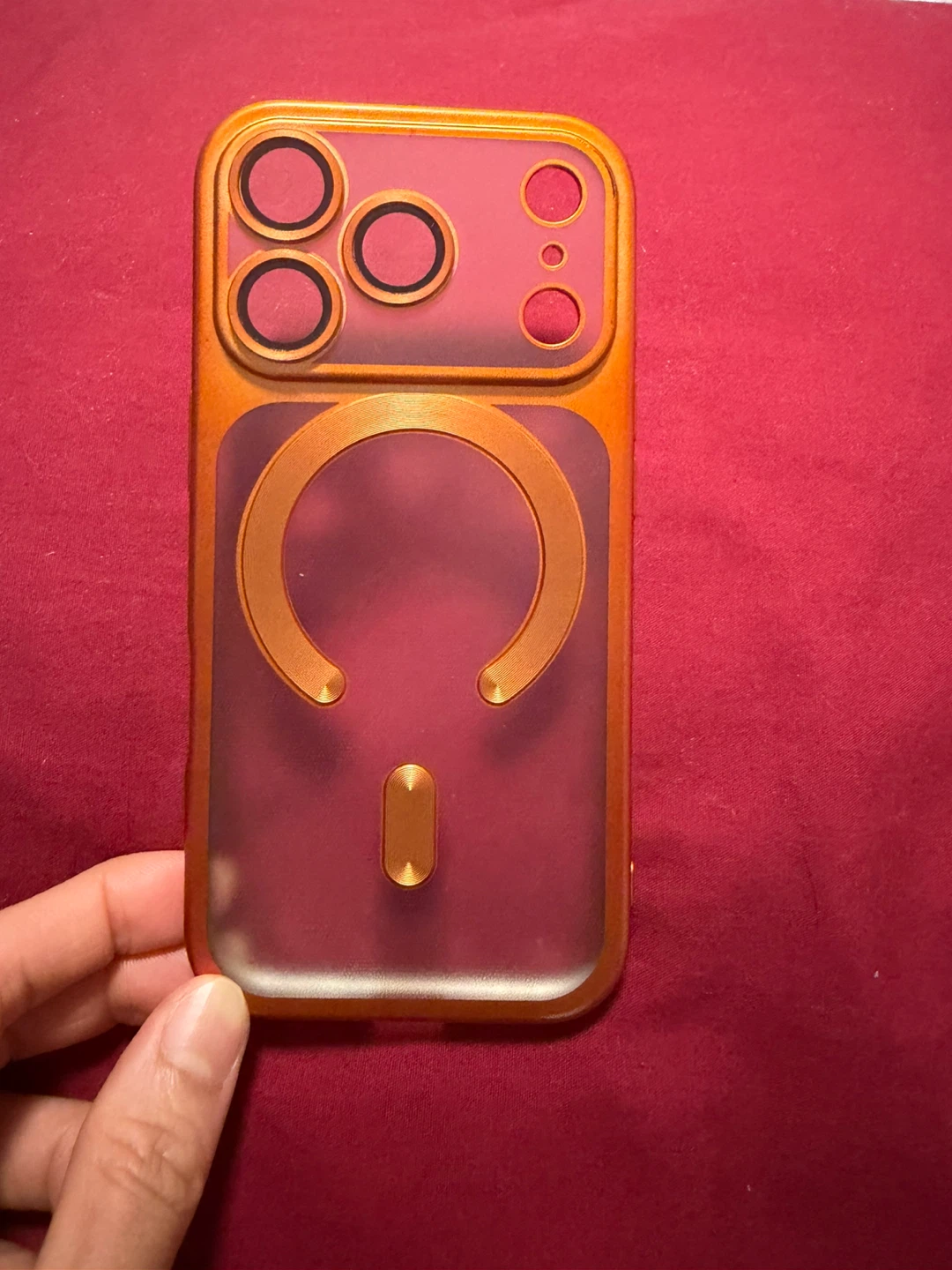 iPhone 17 Pro Magnetic Phone Case - Orange - photo 2
