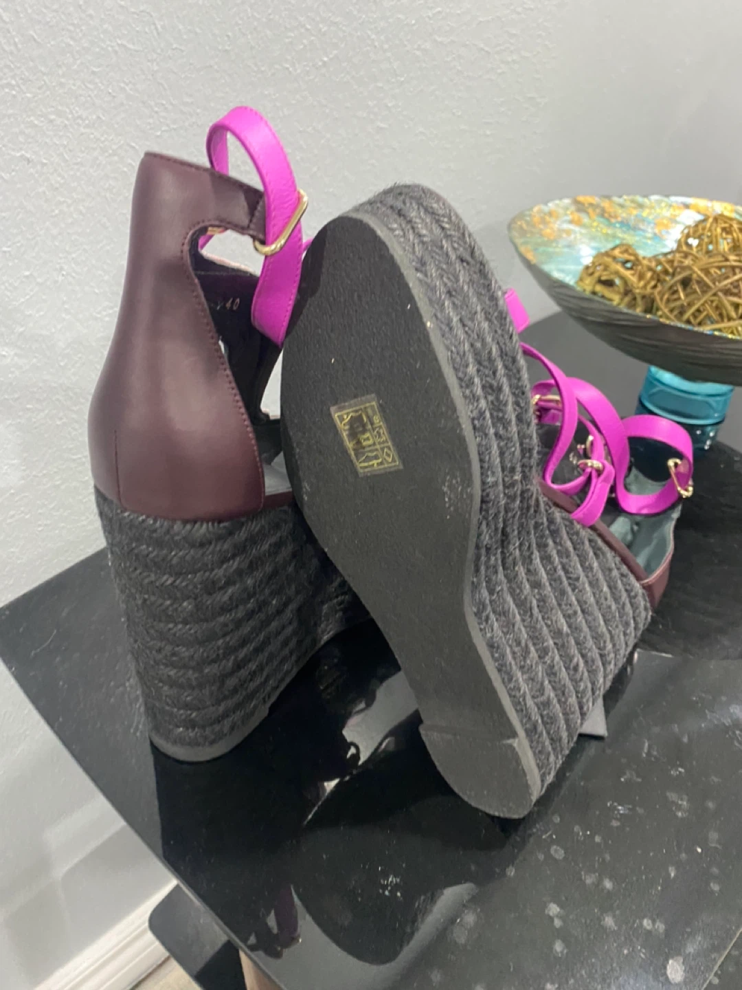 Versace Platform Wedge Sandals - photo 3