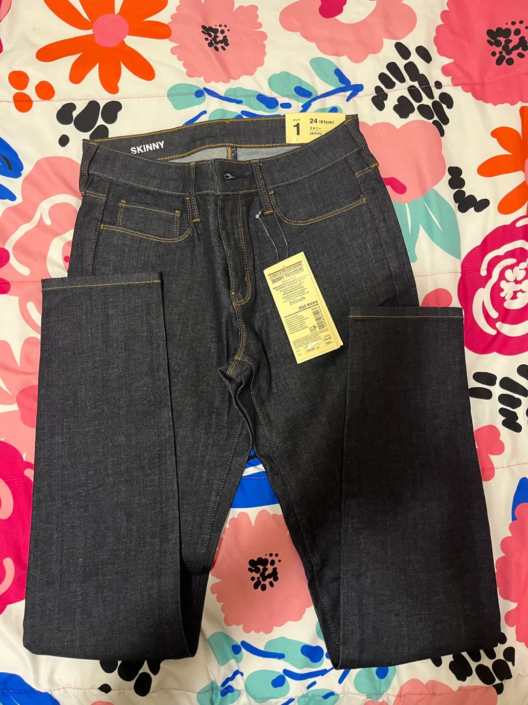 Brand New- Muji Skinny Trousers - Size 24inch