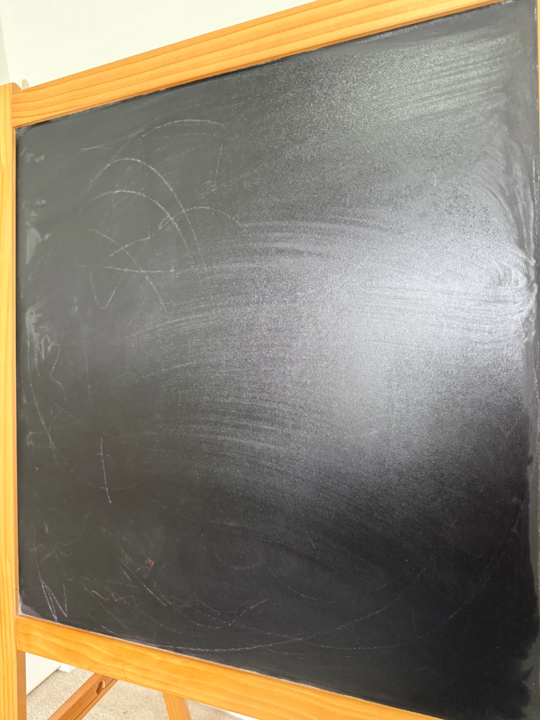 Wooden Easel with Chalkboard and Whiteboard - photo 3