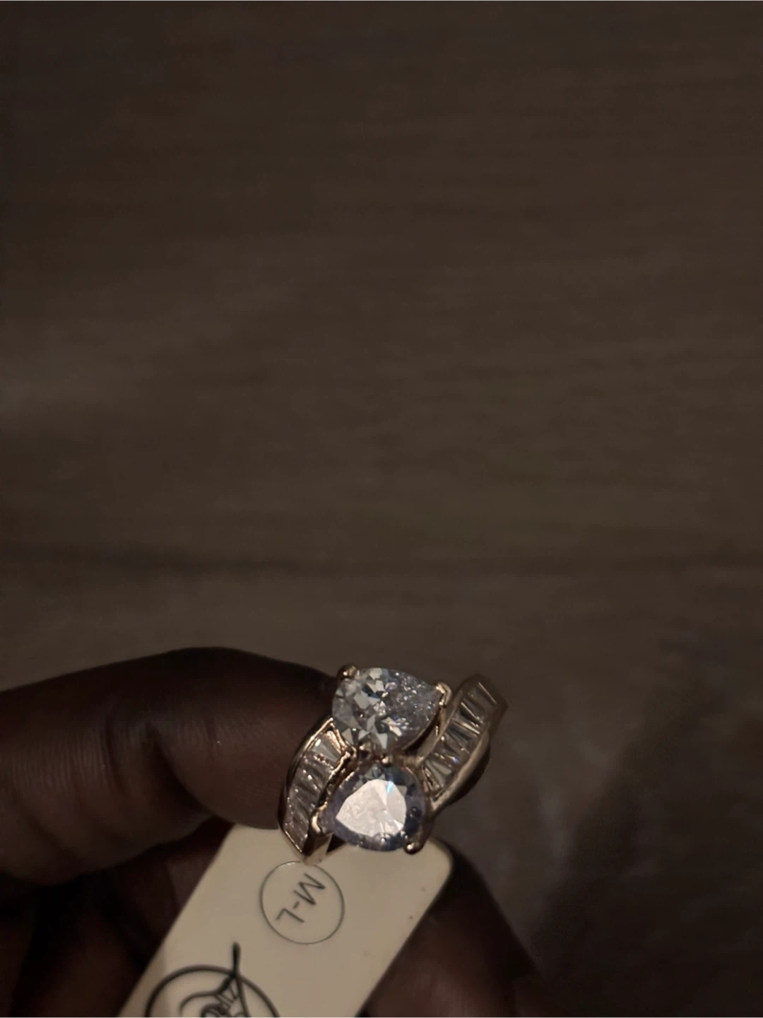Women's Ring with Cubic Zirconia Stones