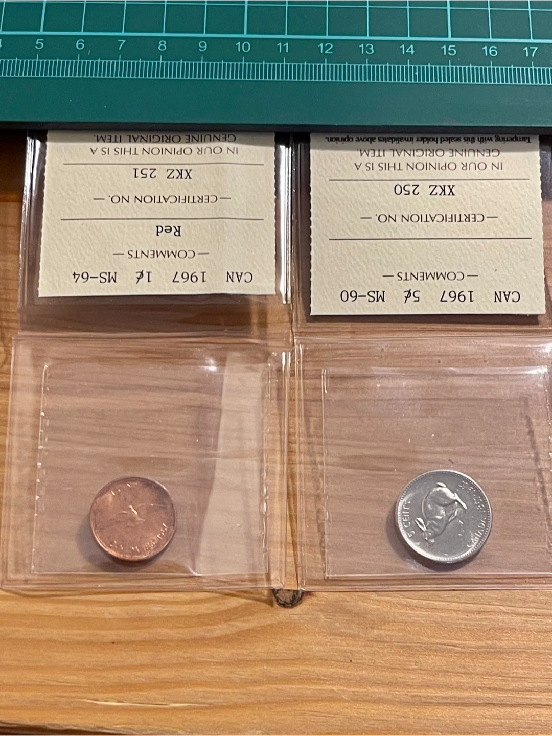 1967 Canadian Penny and Nickel Set - photo 2