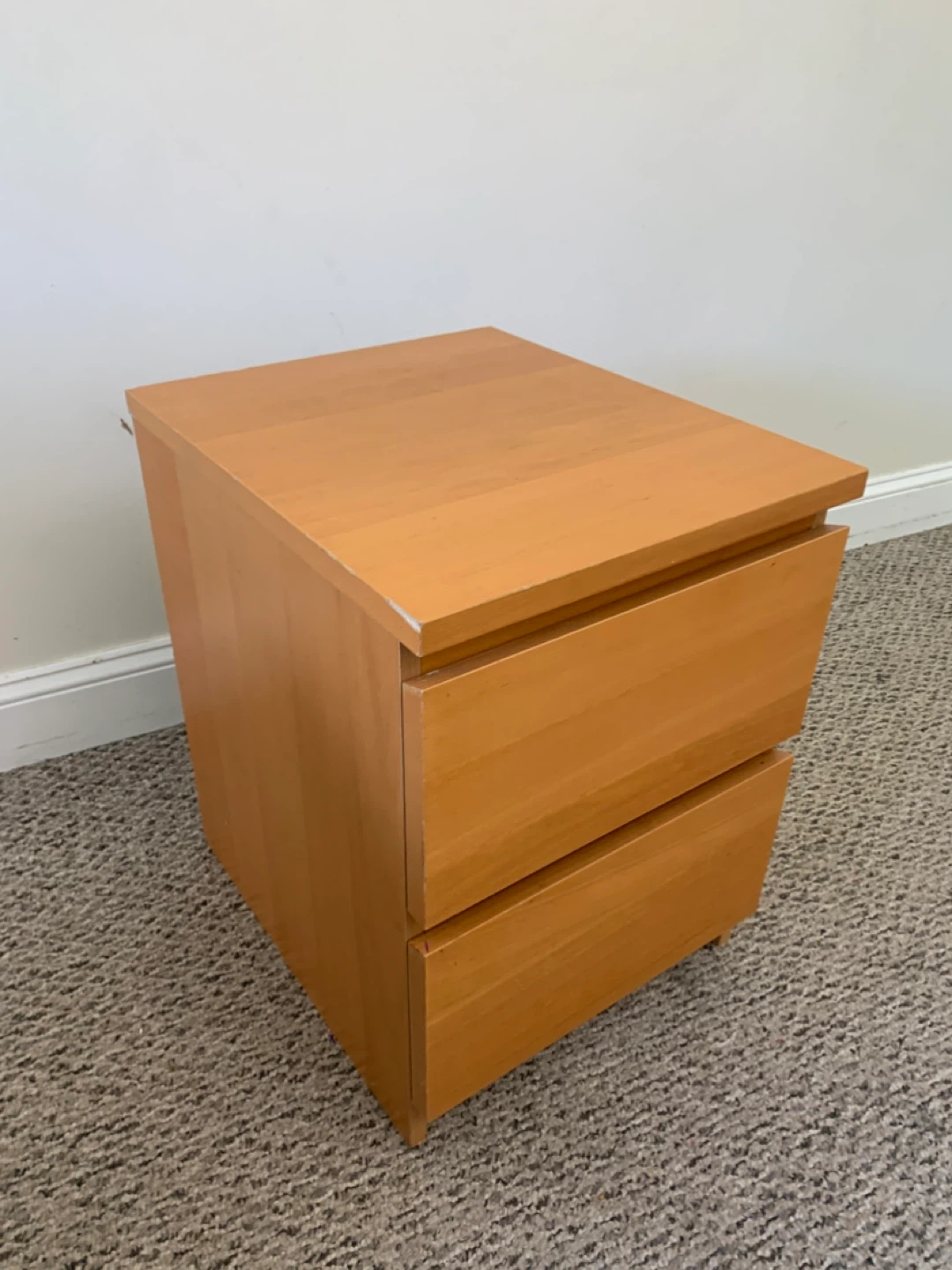 Two-drawer wooden side table - Furniture / Dresser / Drawers - photo 2