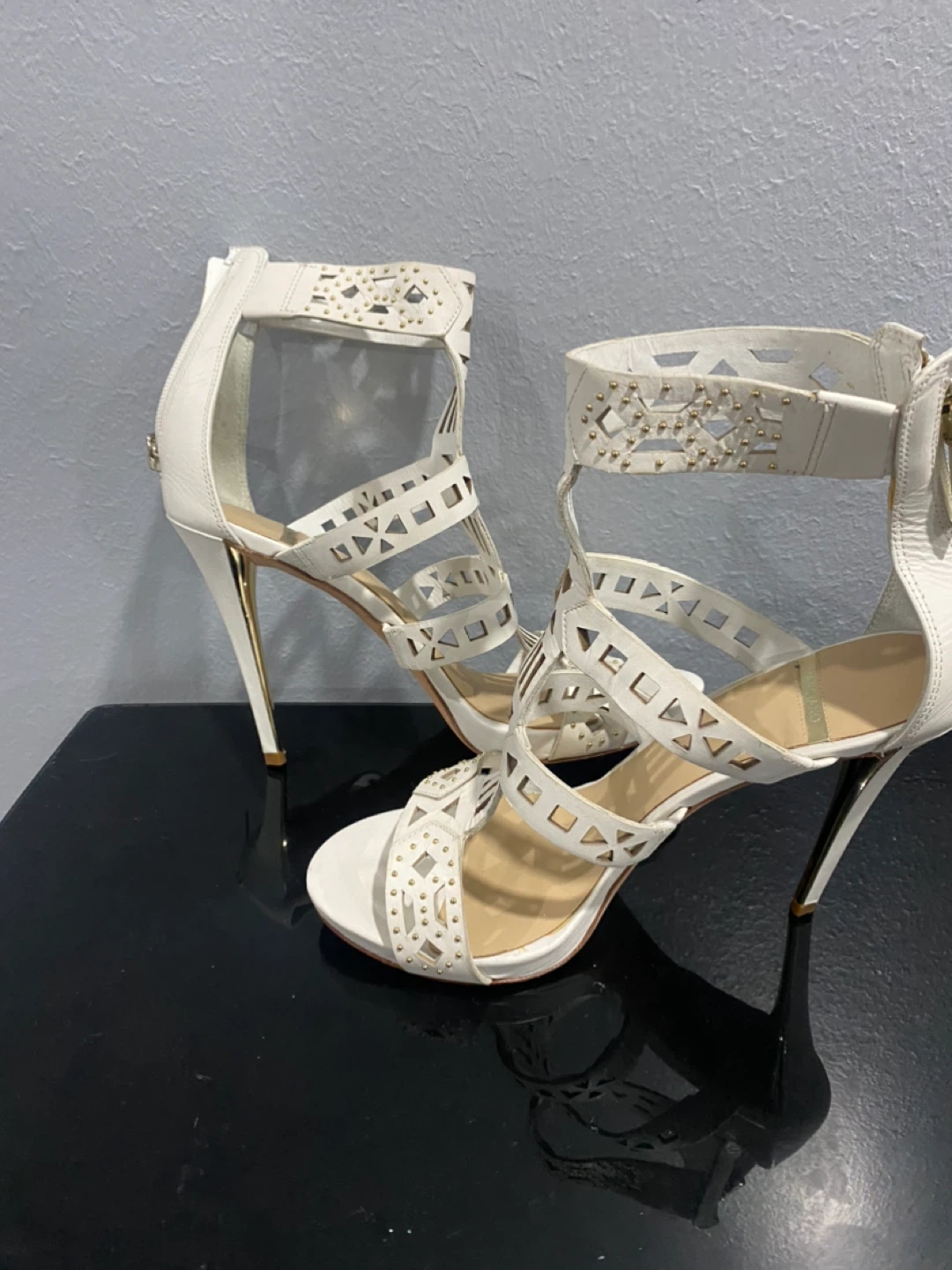 White Marciano Heeled Sandals - photo 2