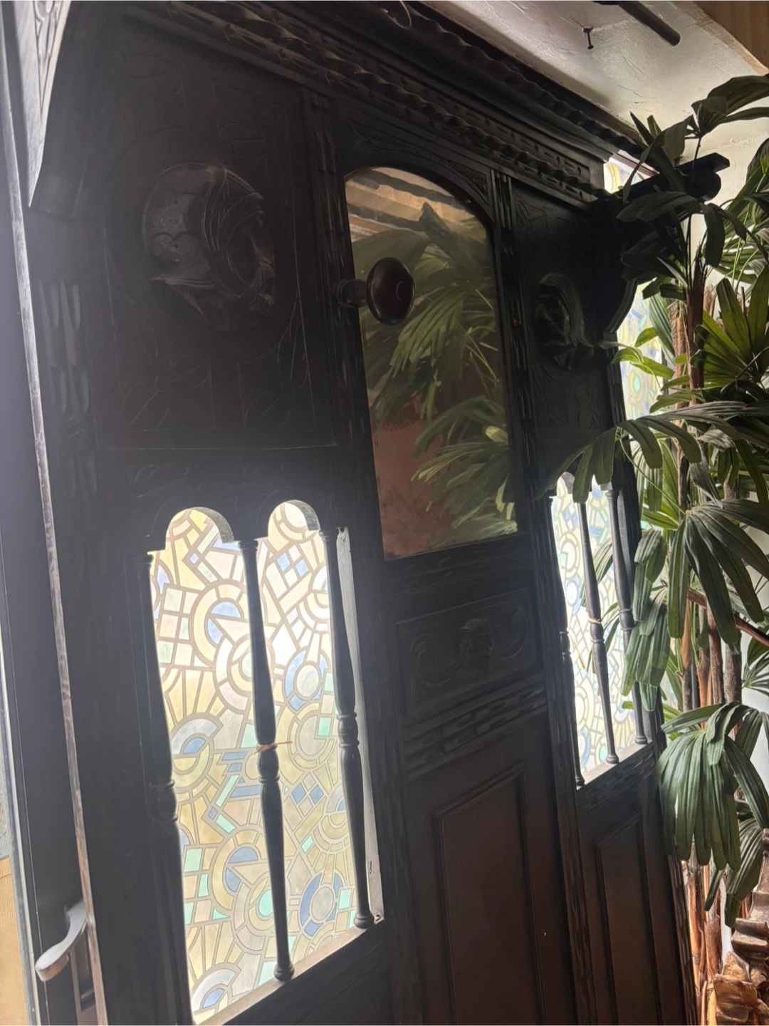 Antique hallway stand