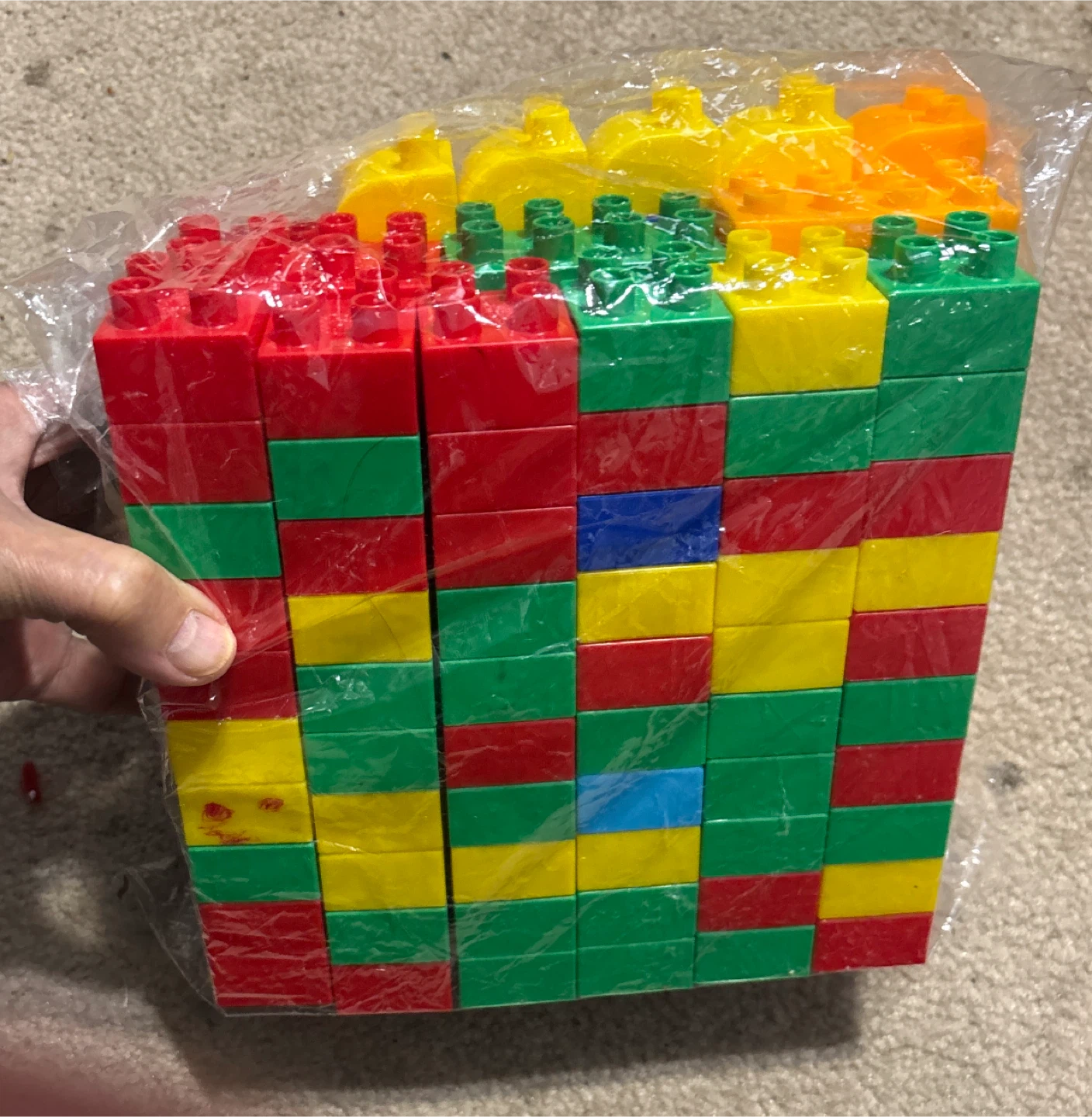 Assorted Large Building Blocks (Set of 146 pieces)
