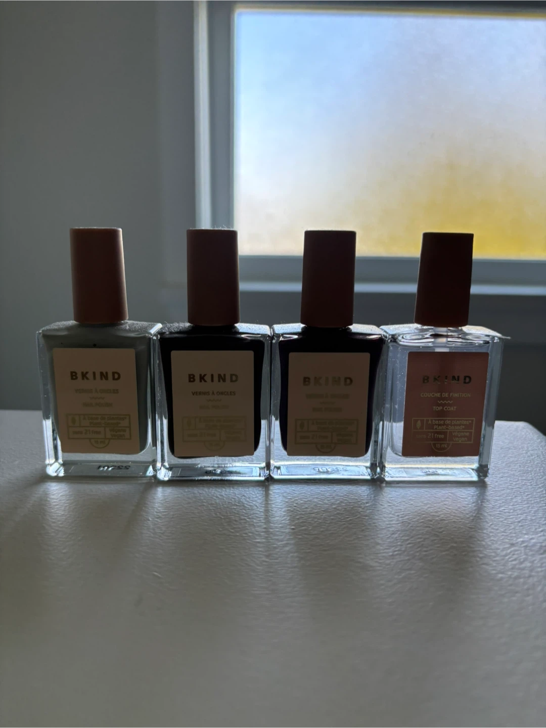 BKIND Nail Polish Set - 4 Bottles
