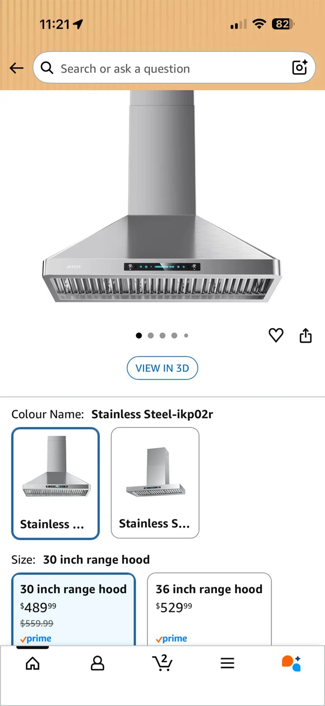 EVERKITCH Range Hood-New! - photo 3