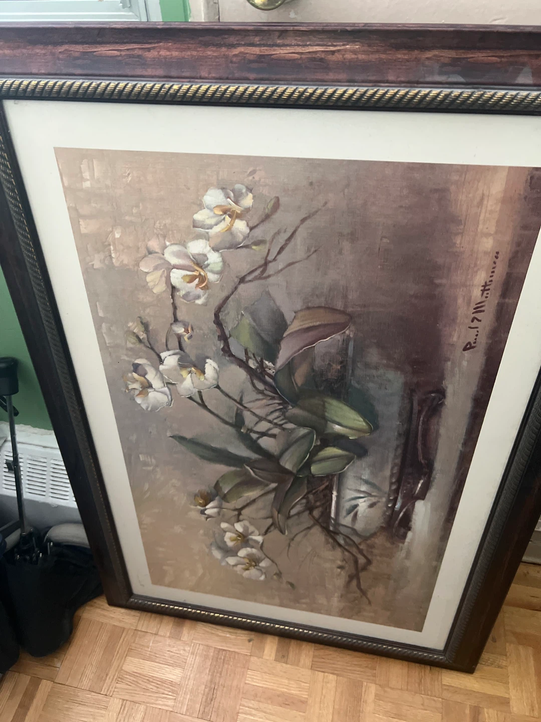 Framed Orchid Painting - photo 2