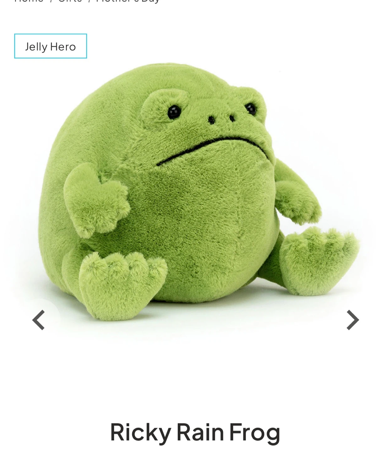 Jellycat Ricky Rain Frog Plush - photo 3