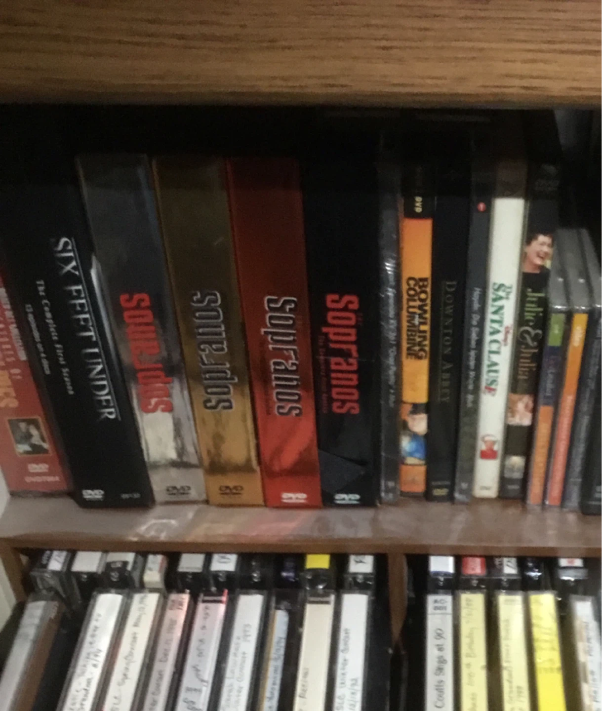 DVD’s and cassette tapes