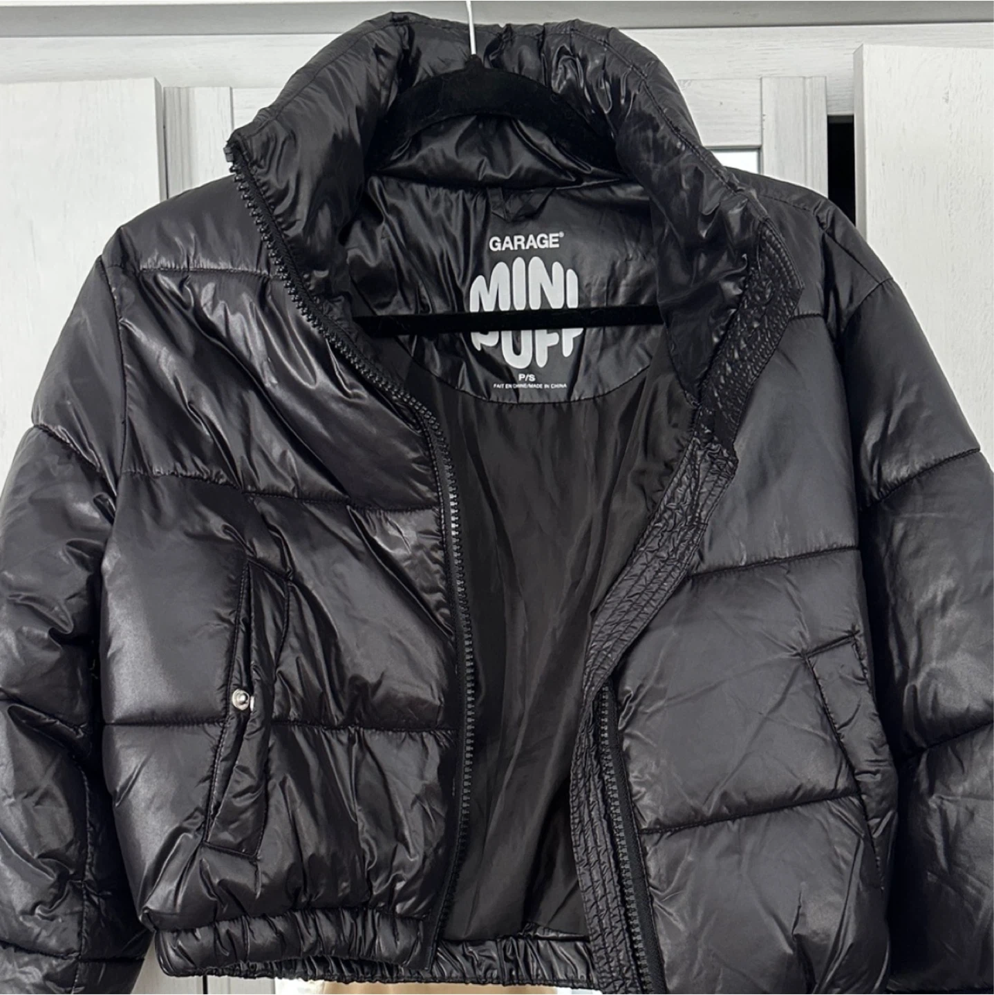 Garage Black Puffer Jacket